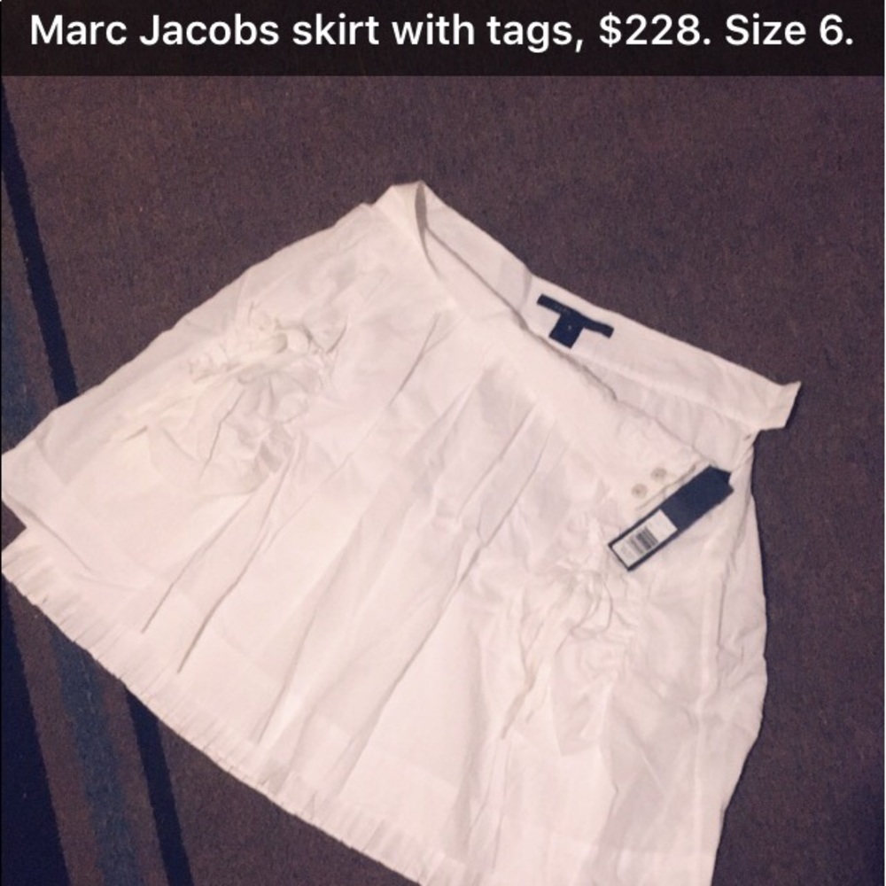 White skirt
